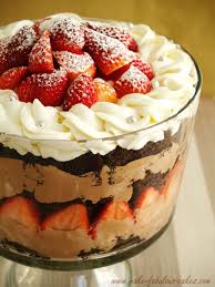 Hmmmmm Mousse Nutella Gateau Chocolat Fraises Chantilly Un Melange Super Gourmand Nutella Recipes Desserts Trifle Recipe