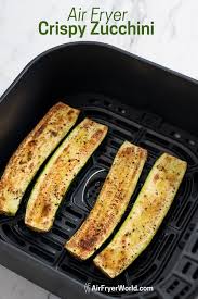 Air Fryer Zucchini Recipe With Garlic Healthy Air Fryer World Recipe In 2020 Fried Zucchini Recipes Recipes Air Fryer Recipes Healthy