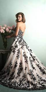50 Beautiful Black Wedding Dresses You Will Love Black Wedding Dresses Bridal Ball Gown Wedding Dresses