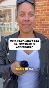 Dr Erin Lynch of @wehbseeu_tv tried the alphabet technique to naming  HBCU’s…. Not bad for a rookie. 😎, #hbcu