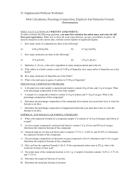 3) how many moles are there in 2.35 x 1024 molecules of water? Mole Calculations I 2 Written Assignment