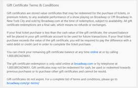 Maybe you would like to learn more about one of these? Broadway Com My Card Terms