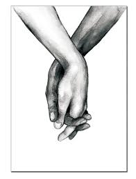 Hand In Hand Nordic Contracted Canvas Painting Abstract Sketch Etsy Abstract Sketches Hanging Art Painting