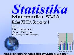 Matematika modul 6 statistika (fungsi distribusi dan penarikan kesimpulan) kelas: Statistika Matematika Sma Kelas Xi Ipa Semester 1 Oleh Ndaruworo Ppt Download