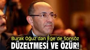 Burak Oğuz Ege'de Sonsöz'den özür diledi!