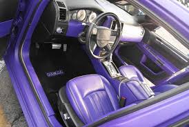 Fs Custom Purple Dark Slate Vinyl Interior Dodge Charger Forums Purple Photo Interior