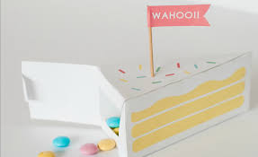 You can change color of box. Free Printable Cake Treat Box Project Nursery