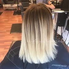 Straight Blended Blonde Balayage Ombre Hair Straight Blonde Hair Ombre Hair Blonde