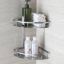 Feb 26, 2020 · after all, a new corner shower stall requires building one wall, while one placed in the middle of a wall calls for two new walls. Mushang Wall Mounted Bathroom Corner Shelf Rack Toothbrush Storage Triangle Shelf Double Bathroom Co Shower Storage Shower Caddy Storage Bathroom Corner Shelf