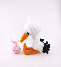 Pattern Solly The Stork Crochet Stork Pattern Amigurumi Stork Pattern Stork Pattern Pdf Crochet Pattern English Only Crochet Shop Knitting Patterns Toys Crochet Patterns