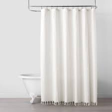 Get the lowest price on your favorite brands at poshmark. Clip Stitch Knotted Fringe Shower Curtain Sour Cream Hearth Hand With Magnolia Target