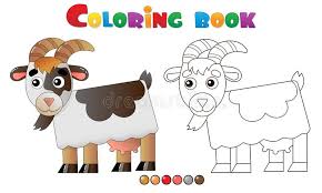 Here's a bright, fun goat colouring page for younger kids, with big bold lines and a cheeky face! Nanny Goat Stock Illustrations 392 Nanny Goat Stock Illustrations Vectors Clipart Dreamstime
