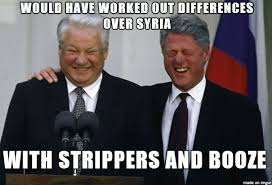 Ельцин уходил потому, что устал или просто уходил? Good Guys Bill Clinton And Boris Yeltsin Meme Guy