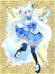 鮫洲 紗羅沙 ケルベロスブレイド キャラクターアート アニメの女の子 マンガアニメ