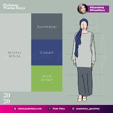 Warna yang perlu dielakkan adalah warna² pastel atau putih. Padanan Warna Baju Dan Tudung Raya 2020 Puan Mary