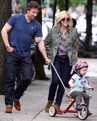 Bennett robert godley stock photos and images. Jane Krakowski And Husband Robert Godley Fawn Over Cycling Son Bennett Daily Mail Online