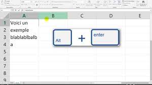 Maybe you would like to learn more about one of these? Excel Comment Aller A La Ligne Dans Une Cellule Youtube
