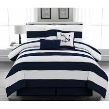 Longshore Tides Kaius Microfiber Comforter Set Size California King Comforter 6 Additional Pieces Col In 2020 Nautical Bedding Sets Comforter Sets Nautical Bedroom