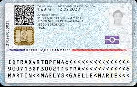 Les documents à présenter dépendent de la date de délivrance de la carte à renouveler ou. File Carte Identite Electronique Francaise 2021 Verso Png Wikimedia Commons