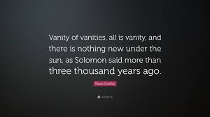 Image result for All Is Vanity