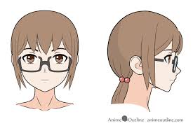 How to draw a anime glare. How To Draw Anime Manga Glasses Animeoutline