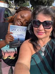 Met one of Marcus Friends who sowed intonone of my books for a purchased! I  was able to speak into her life and share pieces of my life story!  #catchingthevisiontofocusforward #devotional