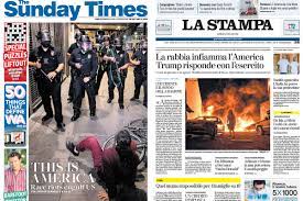 The new examination will go beyond floyd's case, garland said, to determine whether the minneapolis department has engaged in systemic misconduct that constituted unconstitutional or unlawful policing. nothing can fill the void the loved ones of george floyd have felt since his death. George Floyd Protests Around The Us On Front Pages Around World Las Vegas Review Journal