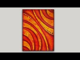 Besides acrylic pouring, i love to make abstract acrylic painting with a big variation of painting techniques. Easy Abstract Painting Created With Acrylic Paint And Plastic Wrap Youtube