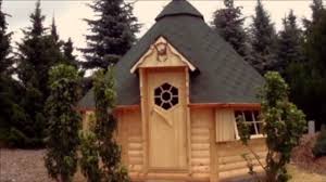 Entstehung Einer Kota Grillkota Von Scandinavic Wood Art Saunafass Gartensauna Aussensauna