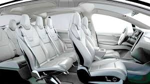Tesla Crossover Interior Two Rows Passenger Seats Tesla Suv Crossover Modelx Exterior Interior Design Tesla Model X Tesla Model Luxury Car Interior