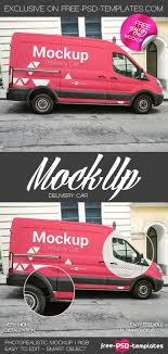 Free Delivery Car Mock Up In Psd On Behance Free Photoshop Mockups Psd Template Free Mockup Psd
