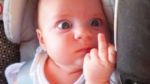 This Baby Is Insane It Knows How To Show A Middle Finger Sa