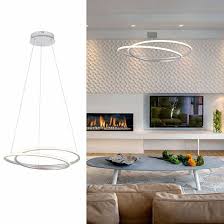 China Contemporary Led Chandelier Light Circular Hanging Lighting Fixture Interlaced Light For Living Dining Room Bedroom Warm White China Chandelier Pendant Light