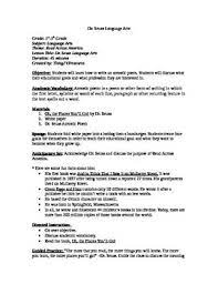 Dr Seuss Language Arts Acrostic Poem Acrostic Poem Seuss Acrostic