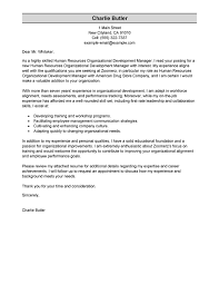 Organizational Development Manager Cover Letter Examples Livecareer