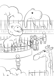 Three pregnant kittens animal coloring pagesf6df. Zoo Animals Coloring Page Free Printable Coloring Pages For Kids