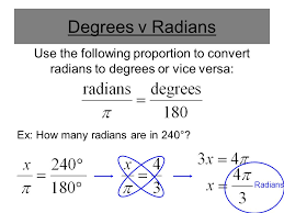 To convert radians to degrees, you can use the degrees function. Introduction To Radians Definition Converting Between Radians And Degrees When To Use Degrees Or Radians Ppt Download