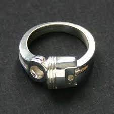 Crossed Pistons Ring Rings For Men Morganite Engagement Ring Rose Gold Mens Jewelry