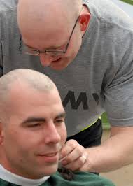 Soldiers show support for sick children