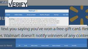 20, 2014 at 10:15 pm est share on facebook Verify Text To Receive Free Gift Card Offer From Walmart Legit Wusa9 Com