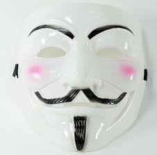 All you need is photoshop (or similar), a good photo, and a couple of minutes. V For Vendetta Mask For Costume Party Halloween Carnival Walmart Com