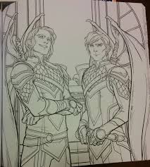 Cassian And Az Coloring Books Sarah J Maas Books Book Art