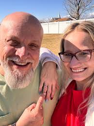 This happened today! Not sure how he's going to put up with me! Love you  Craig Jensen!