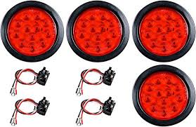 We'll walk you through the installation steps and share a few tips. Amazon Com 4pcs Red Sealed 12 Led 4 Round Truck Rv Trailer Brake Tail Light W Wiring Plug Set Automotive