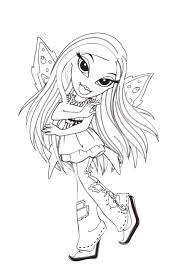 Keep your kids busy doing something fun and creative by printing out free coloring pages. Bratz Butterfly Fairy Coloring Pages Coloring Pages Cute Coloring Pages