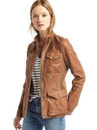Leather Utility Moto Jacket Coats Jackets Women Utility Jacket Outfit Stylish Outerwear