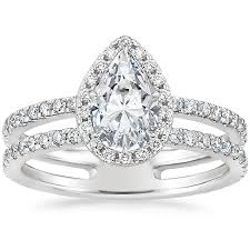 Many people choose to buy their center stone separately from the mounting. Double Band Halo Engagement Ring Linnia Brilliant Earth