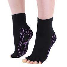 Maybe you would like to learn more about one of these? Hoopomania Half Toe Yoga Socks With Rubber Studs