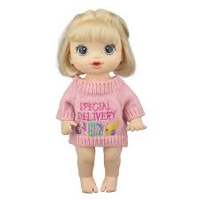 New Lovely Sweater for 12 Inch 30CM baby alive doll Toys Crawling Doll  accessories