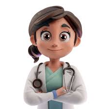 Una Linda Caricatura 3d Niña Ware Doctor Tela Amigable Mujer Sobre Fondo  Transparente PNG ,dibujos Linda Chica De Dibujos Animados 3d, Vestimenta  Medica, Médico PNG Imagen para Descarga Gratuita